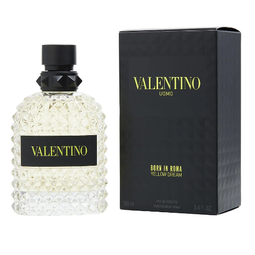 Uomo Born In Roma Yellow Dream by 3.4 oz EDT Cologne Men New in Box